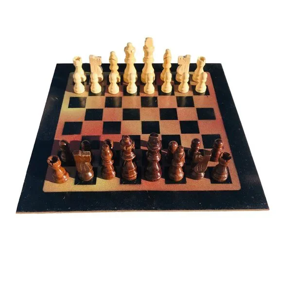 Chess Set - Rusting Bronze - Picture 1 of 10